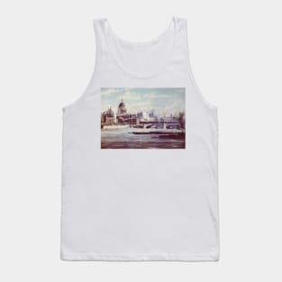 BLACKFRIERS BRIDGE, ST PAULS AND THE CITY OF LONDON Tank Top